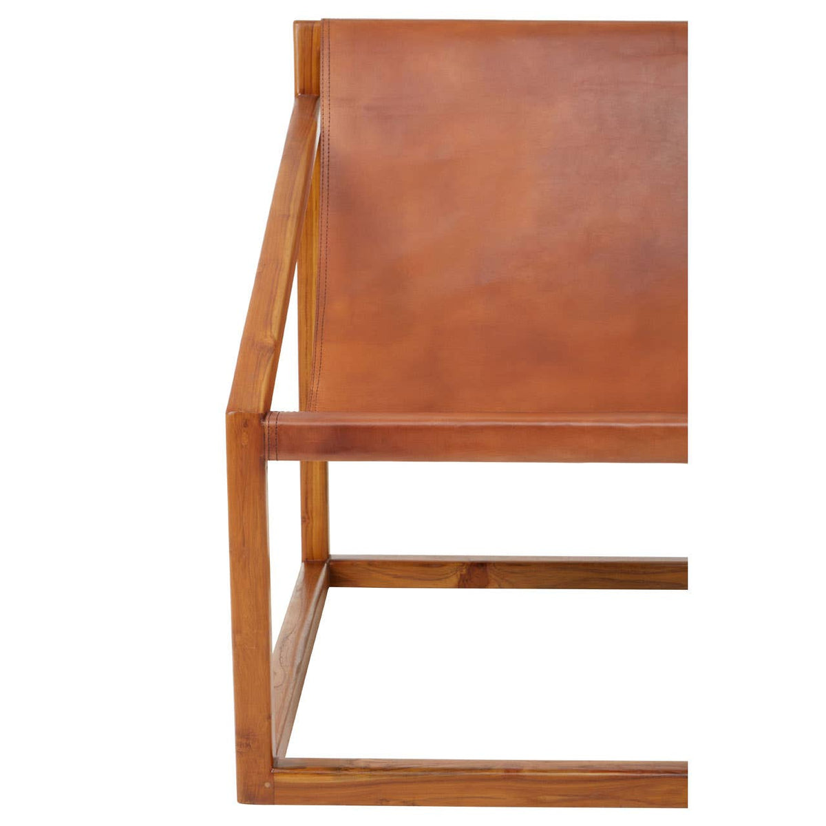 Kendari Brown Cubic Frame Chair.