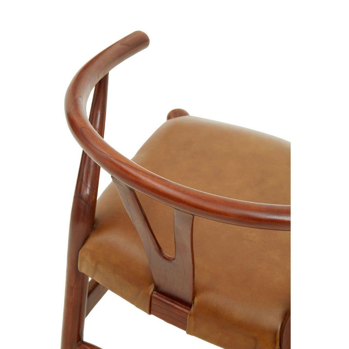 Kendari Cow Camel Leather Chair.