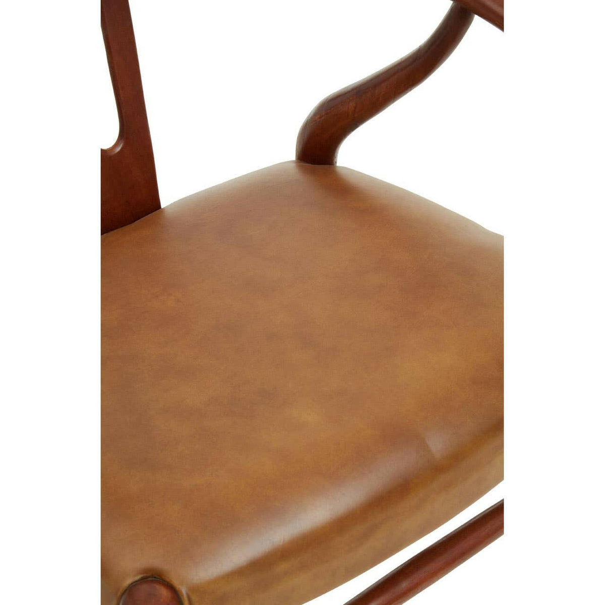 Kendari Cow Camel Leather Chair.
