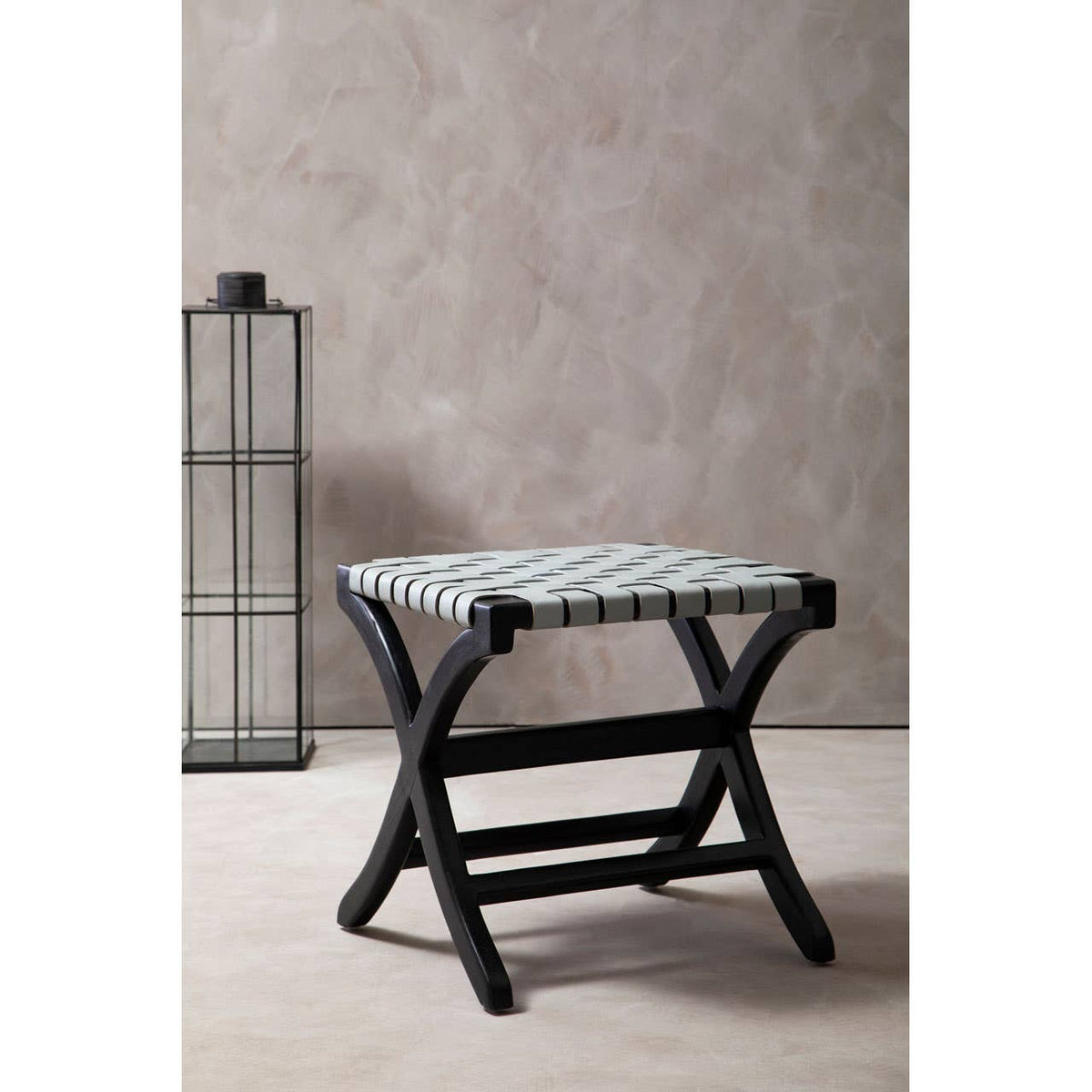 Kendari Grey Stool.