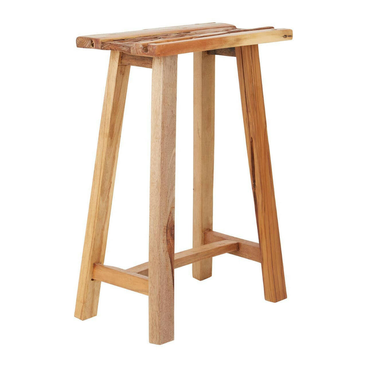 Kendari Teak Wood Stool.