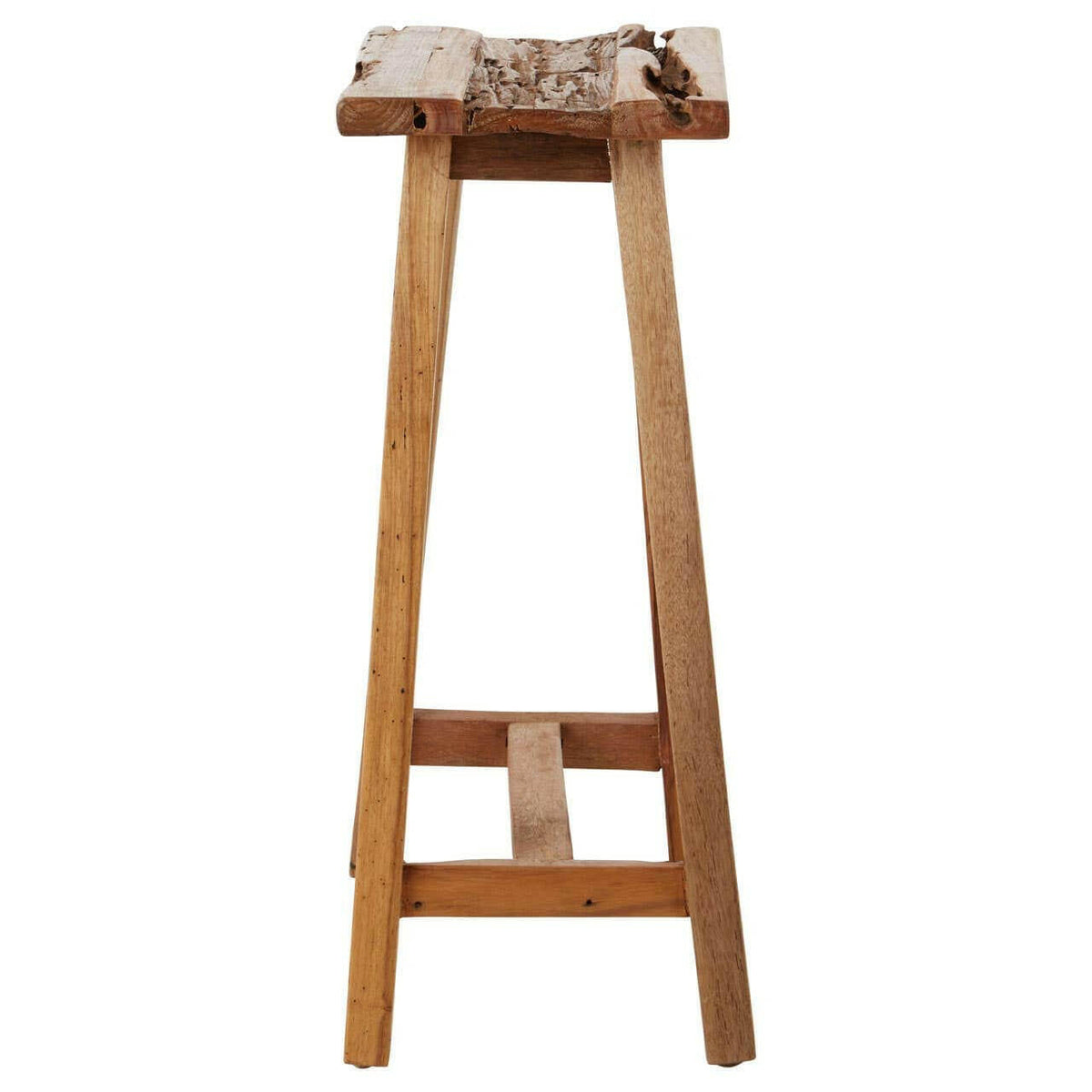 Kendari Teak Wood Stool.