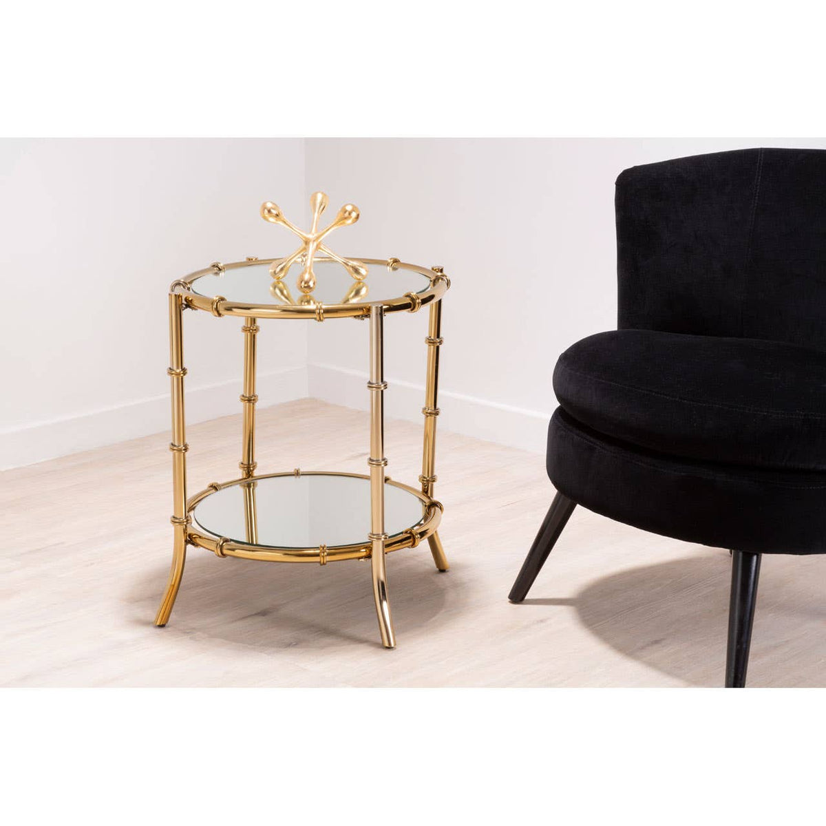 Kensington Townhouse Bamboo Design Side Table.
