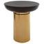 Kensington Townhouse Black And Gold Side Table.