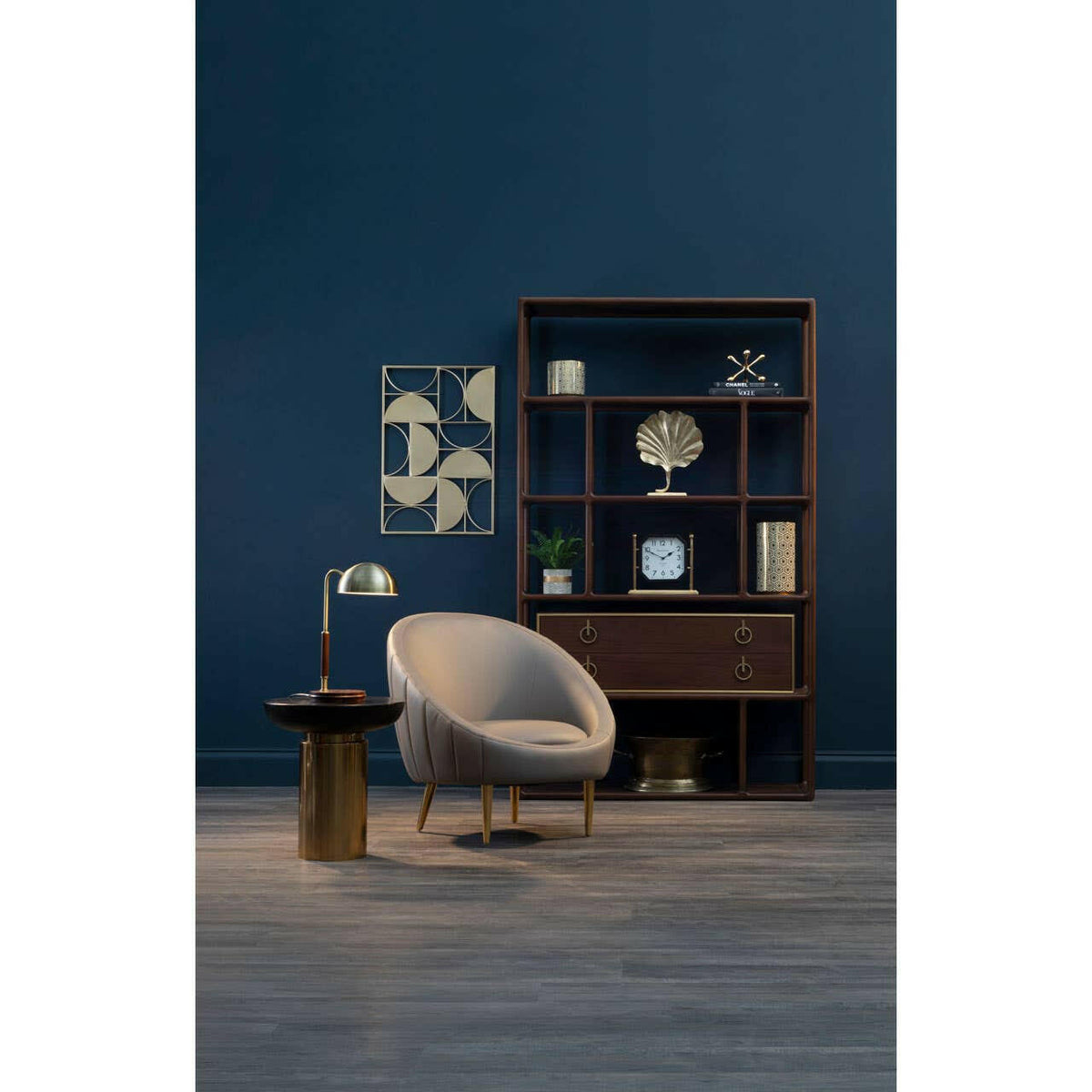 Kensington Townhouse Black And Gold Side Table.