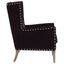 Kensington Townhouse Black Armchair.