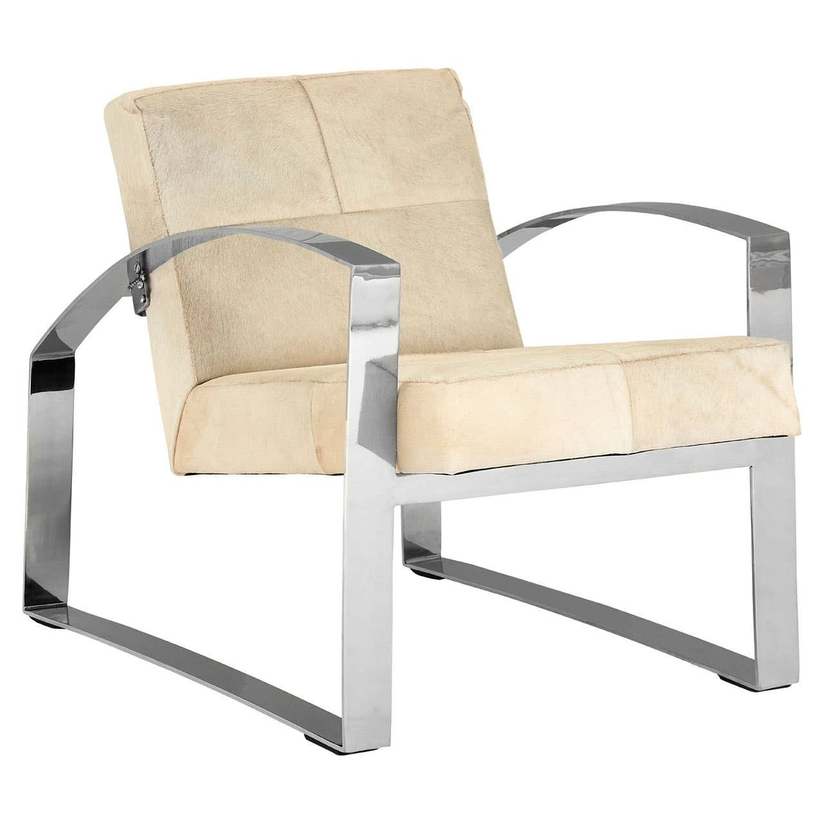Kensington Townhouse Chair With Steel Legs.