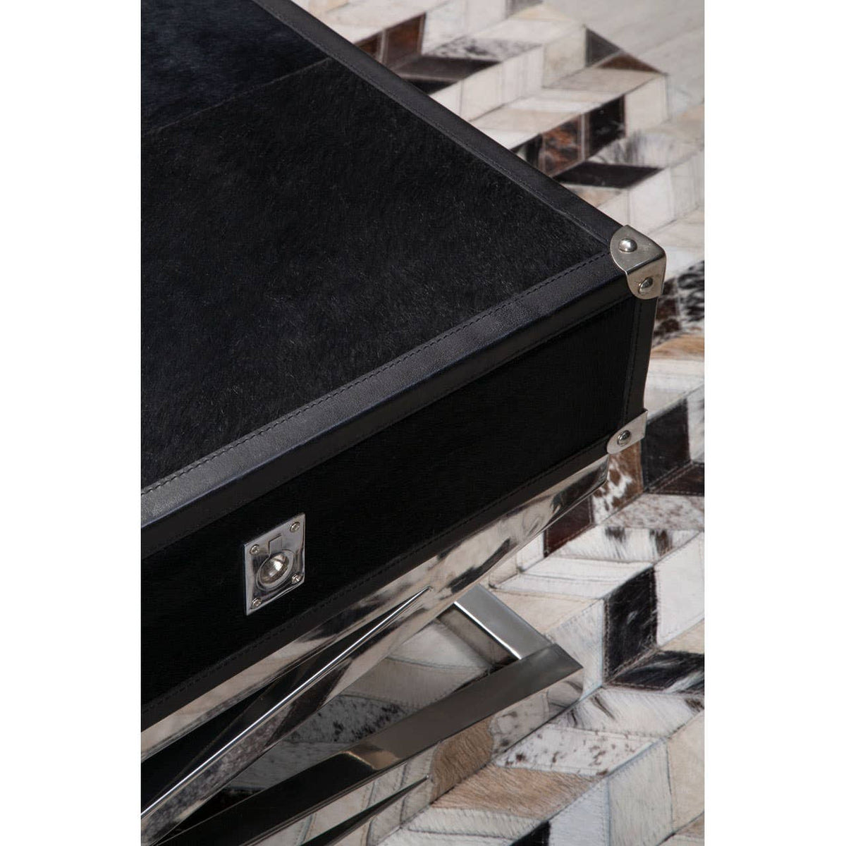 Kensington Townhouse Hair On Hide Coffee Table.