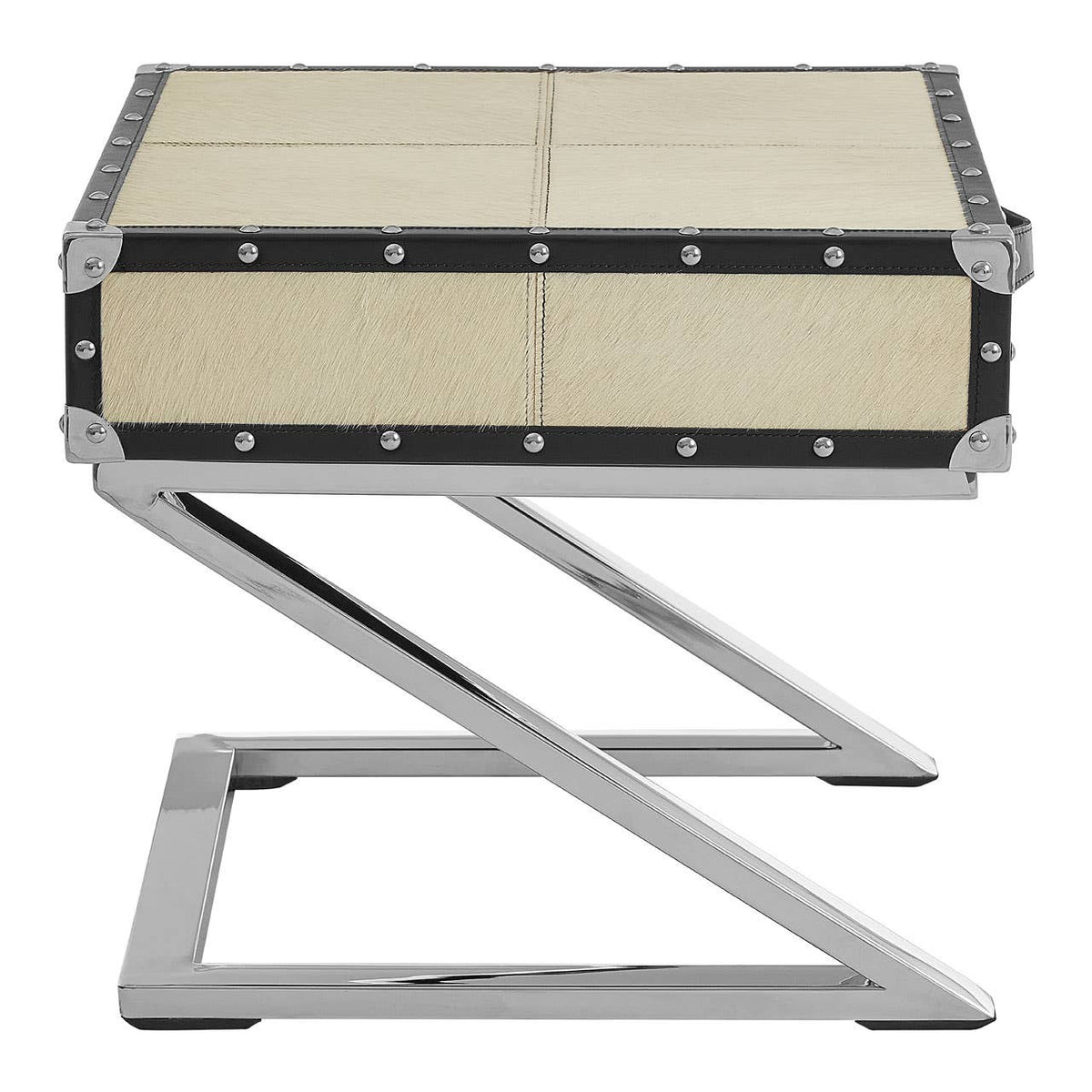 Kensington Townhouse Leather End Table.