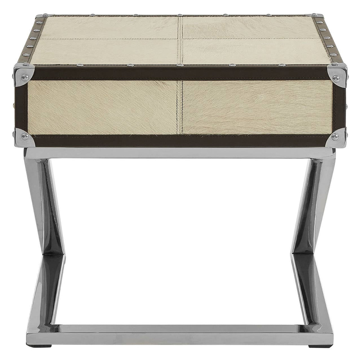 Kensington Townhouse Leather End Table.