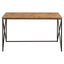 Kickford Console With Natural Parquet Top.