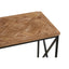 Kickford Console With Natural Parquet Top.