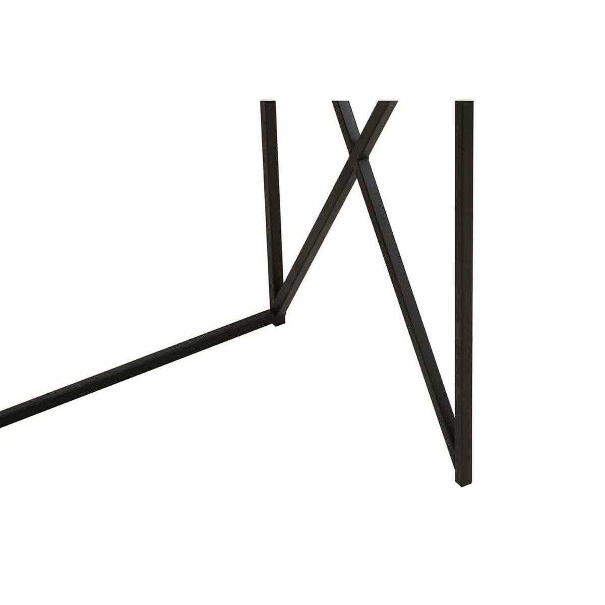 Kickford Console With Natural Parquet Top.