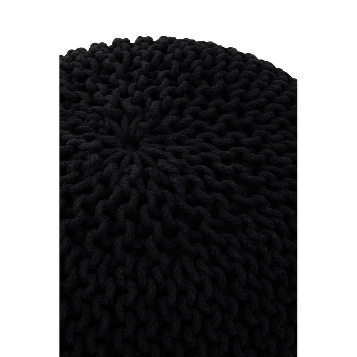 Kids Black Pouffe.