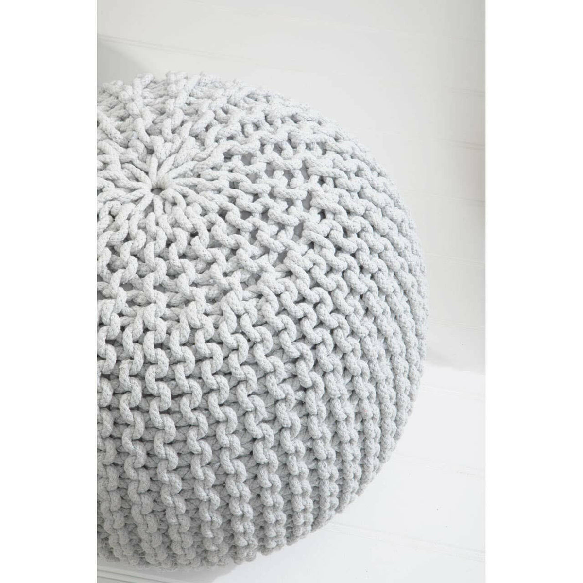 Kids Grey Pouffe.