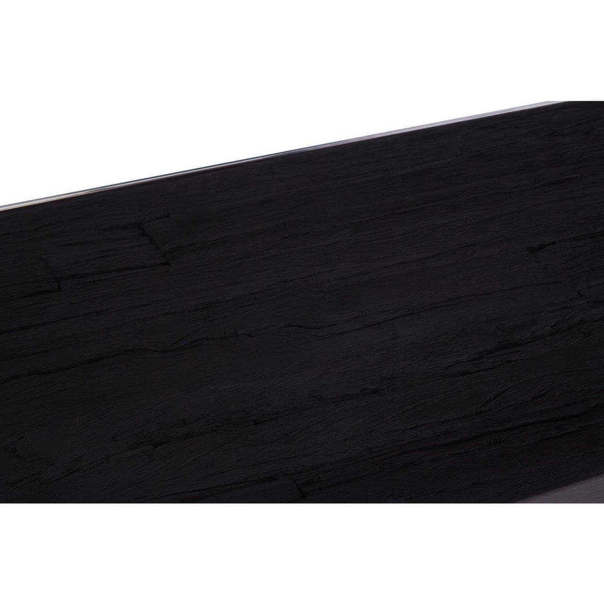 Kindo Black Coffee Table With Cross Base.