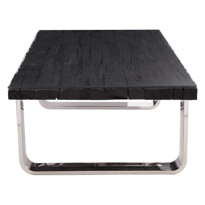 Noosa & Co. Living Kindo Black U Shaped Base Coffee Table House of Isabella UK