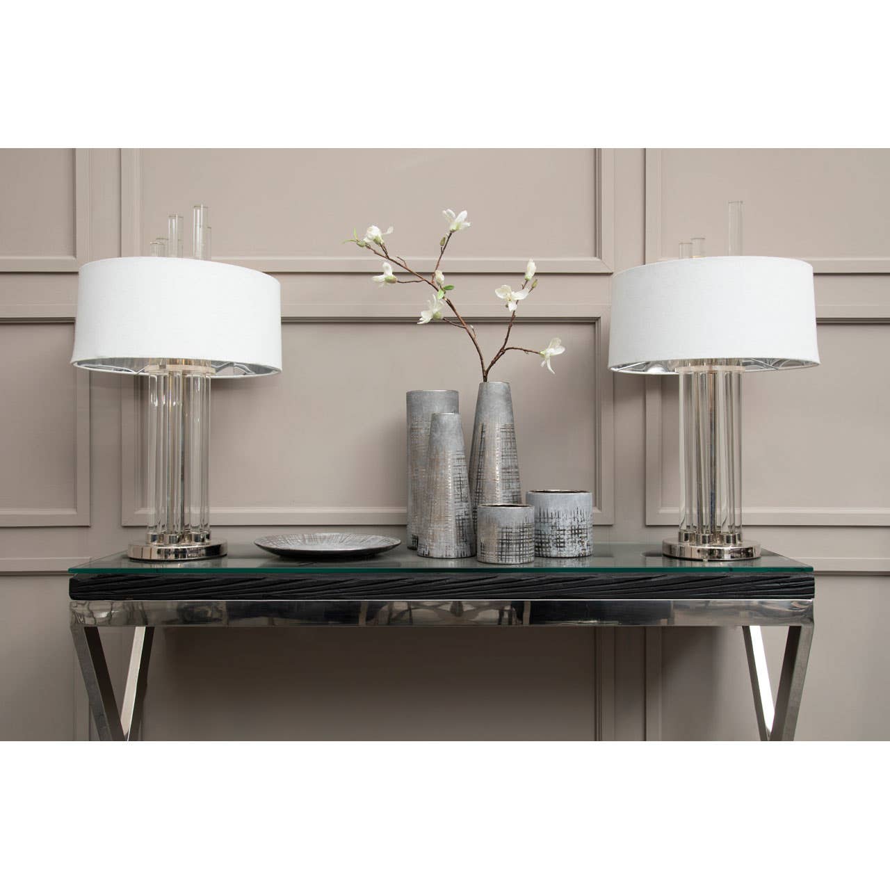 Noosa & Co. Living Kindo Console Table With Crossed Legs House of Isabella UK