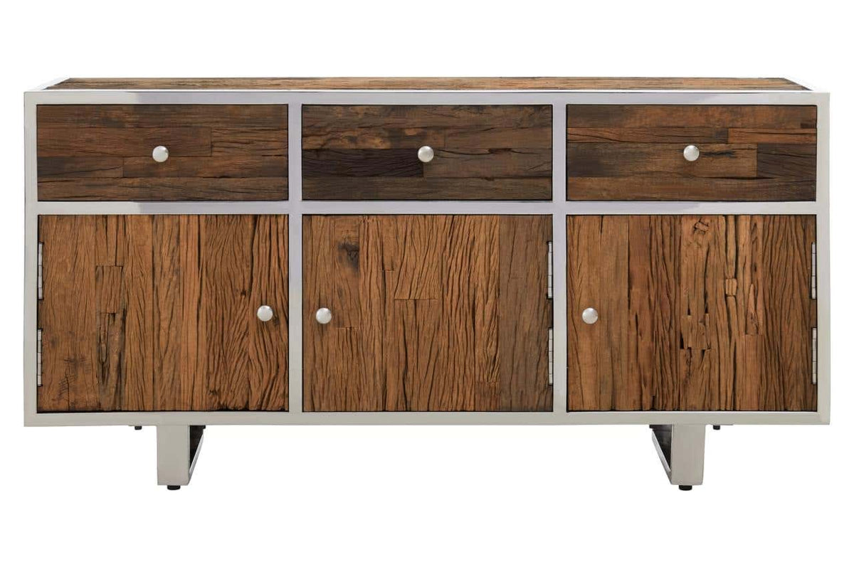 Kindo Natural Wood Sideboard.