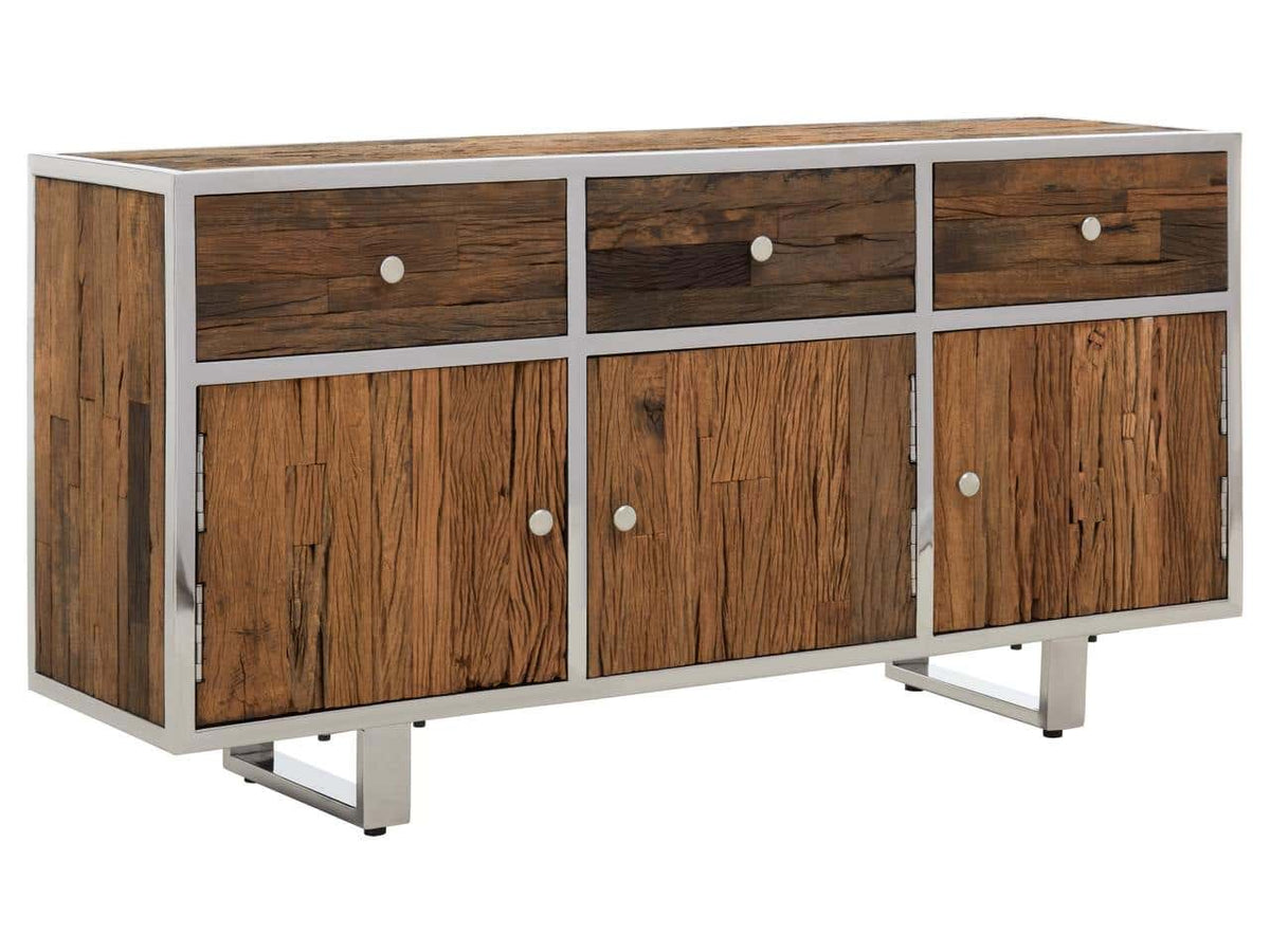 Kindo Natural Wood Sideboard.