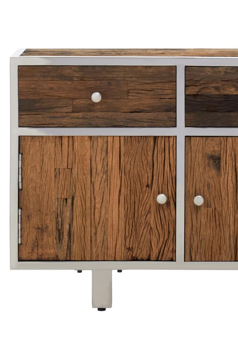 Kindo Natural Wood Sideboard.
