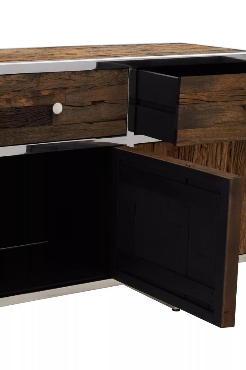 Kindo Natural Wood Sideboard.