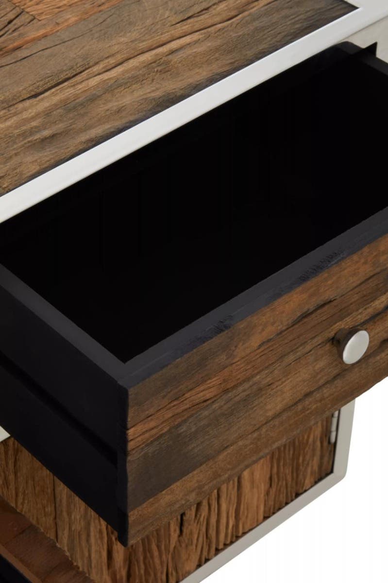 Kindo Natural Wood Sideboard.