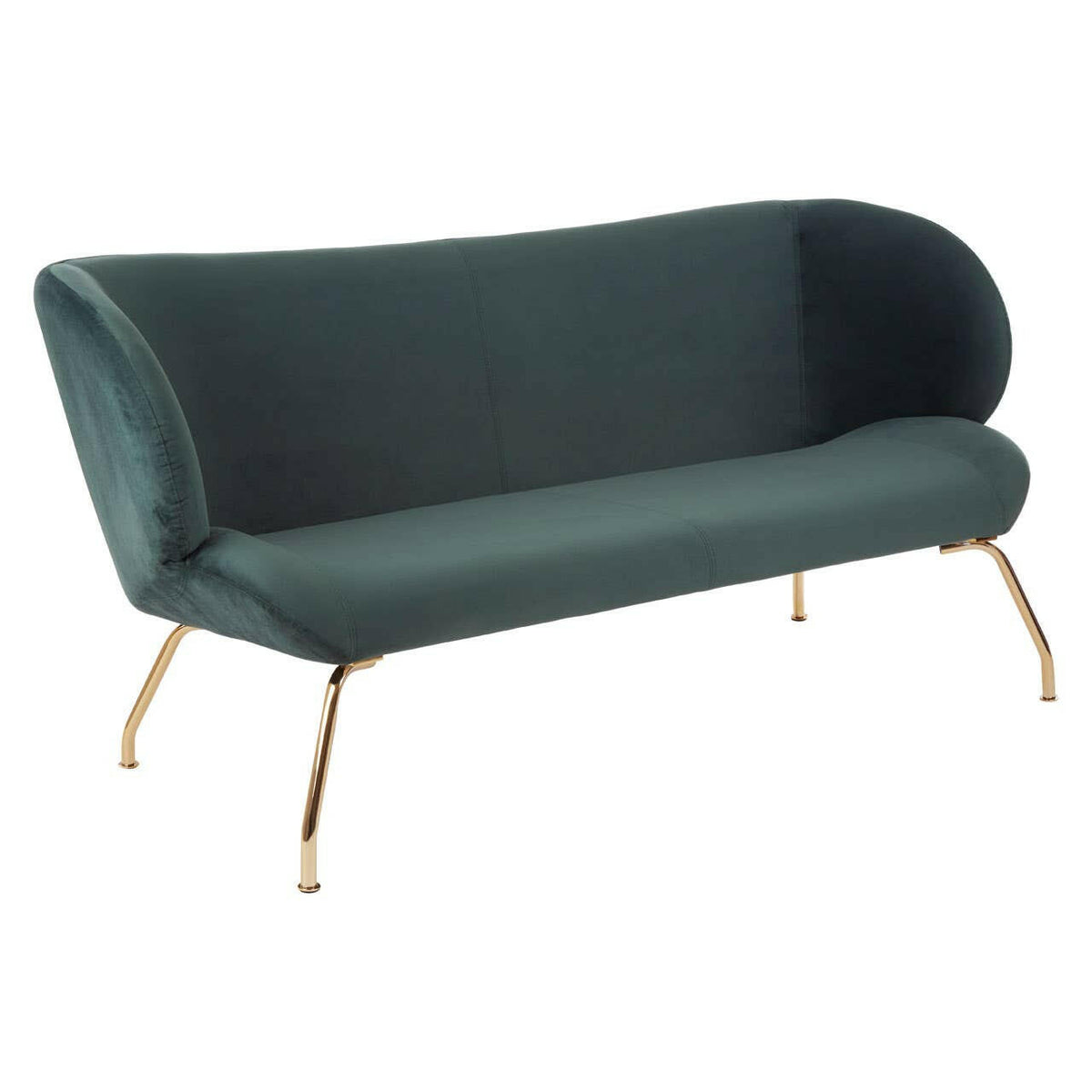 Kolding 2 Seat Green Sofa.