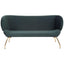 Kolding 2 Seat Green Sofa.