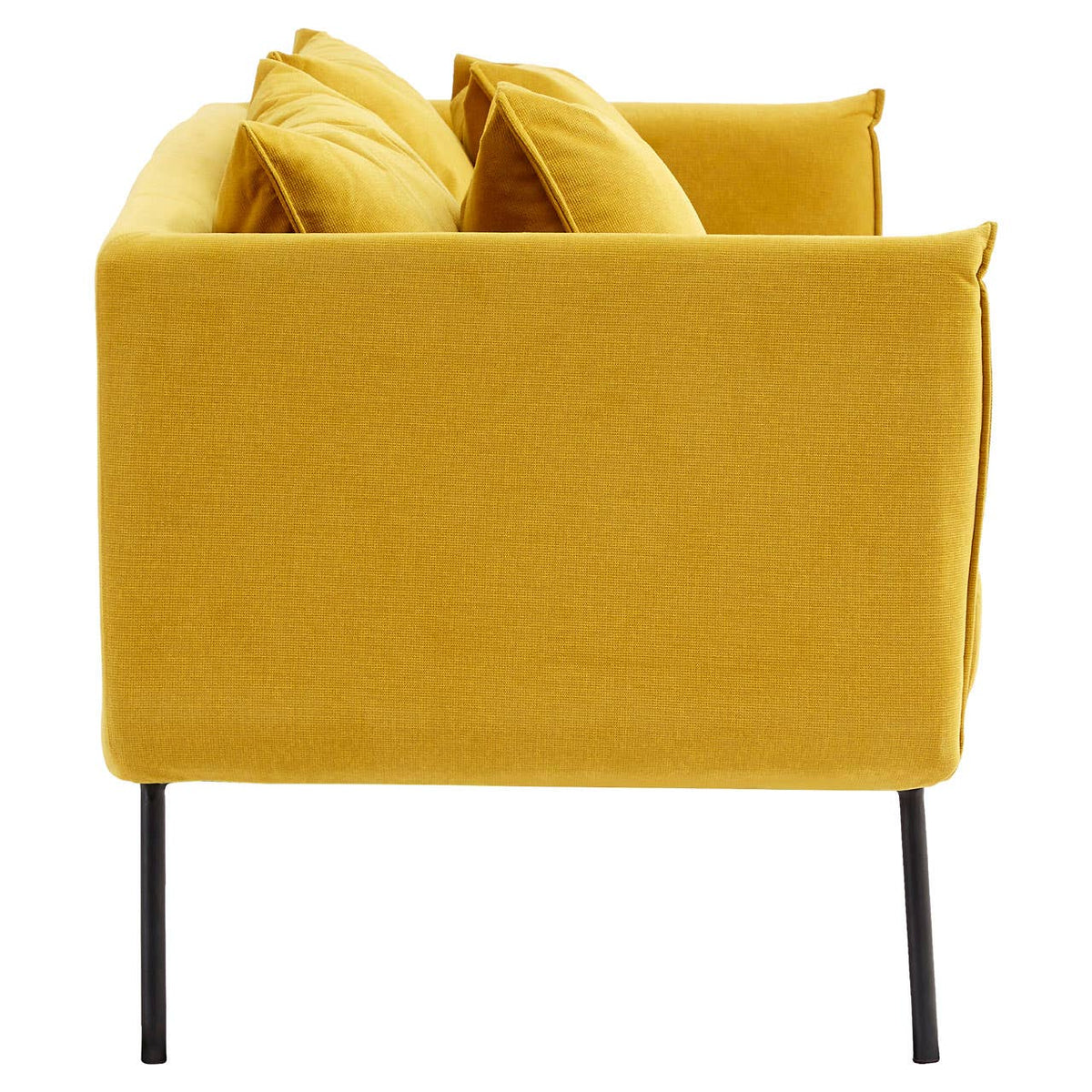 Kolding Two Seater Yellow Sofa.