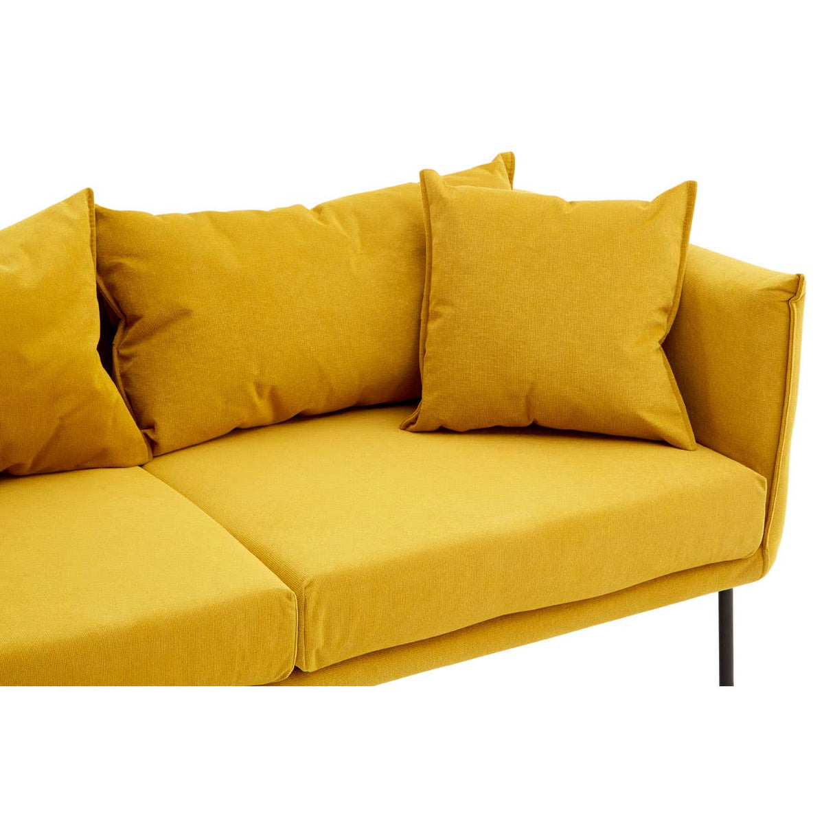 Kolding Two Seater Yellow Sofa.