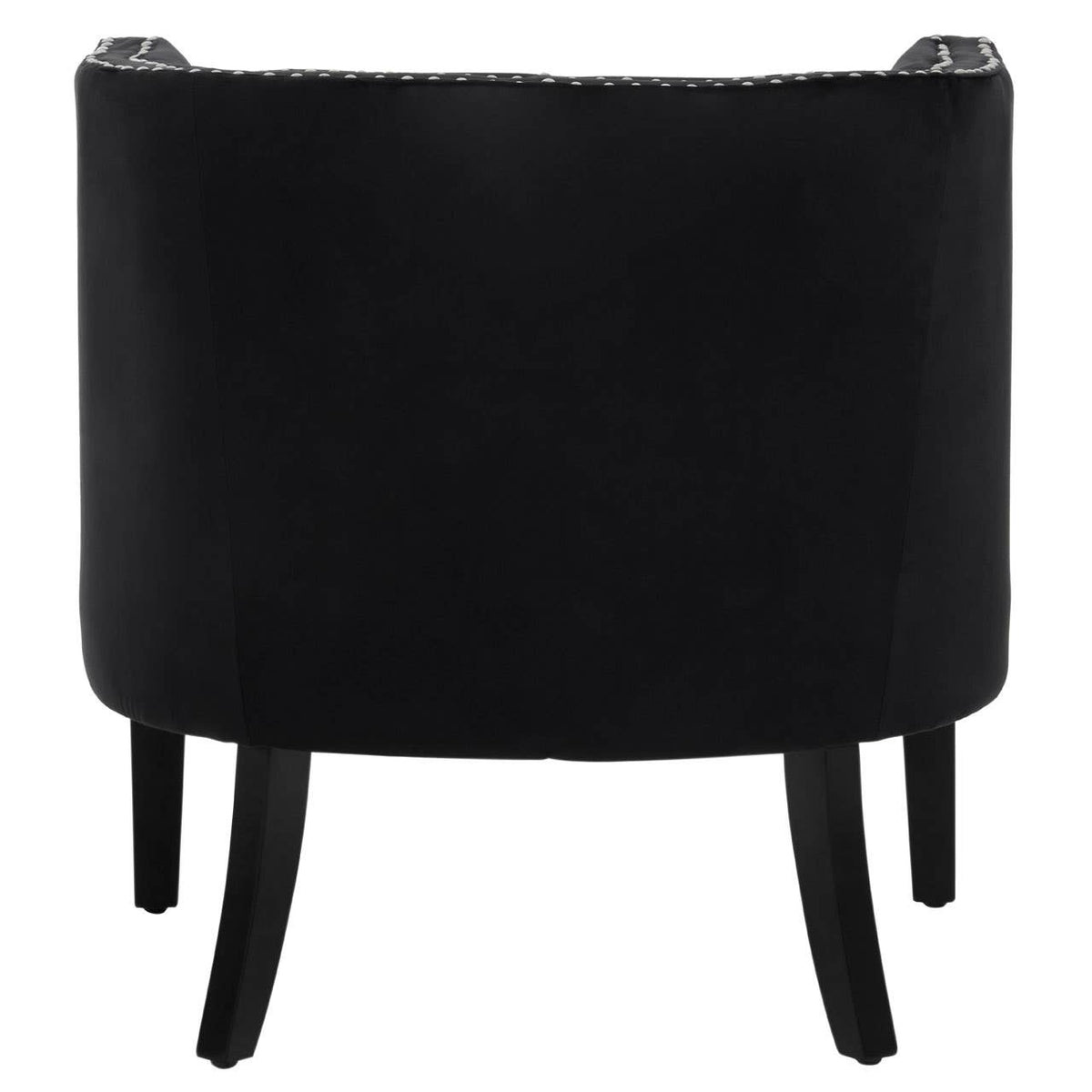 Larissa Black Velvet Studded Chair.