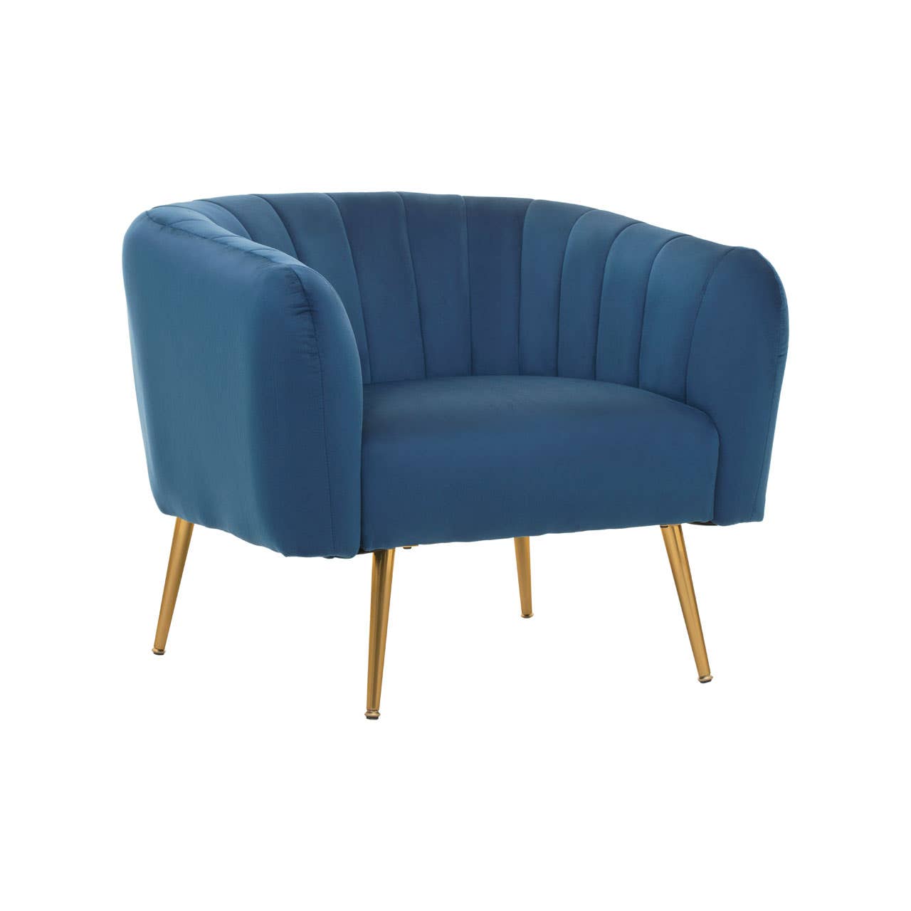 Noosa & Co. Living Larissa Blue Velvet Chair House of Isabella UK