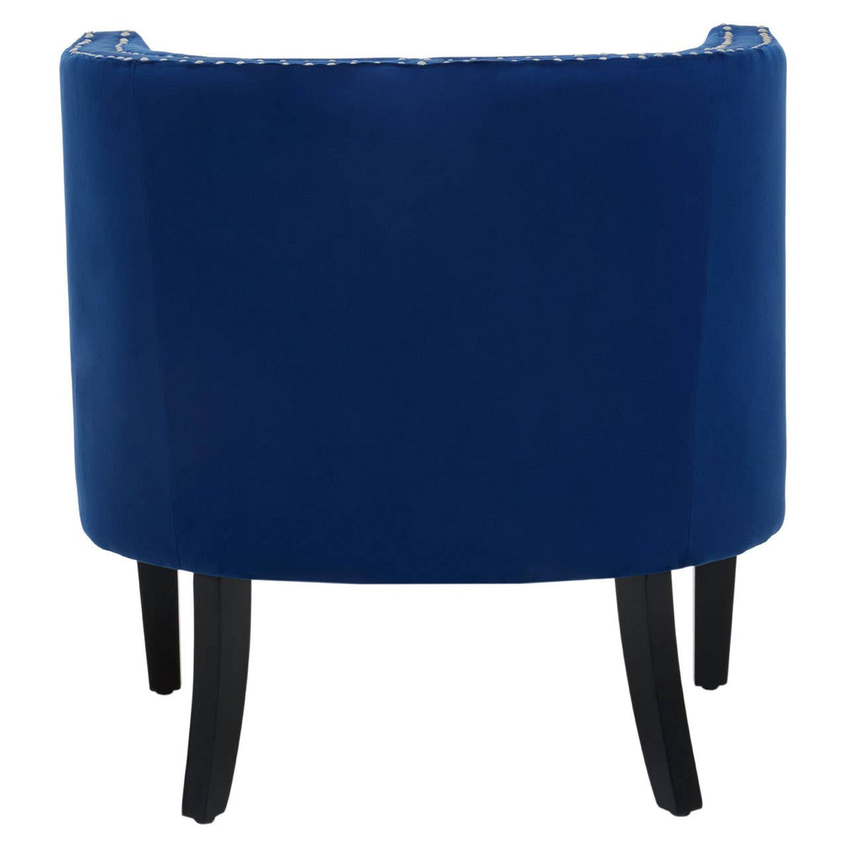 Larissa Blue Velvet Studded Chair.