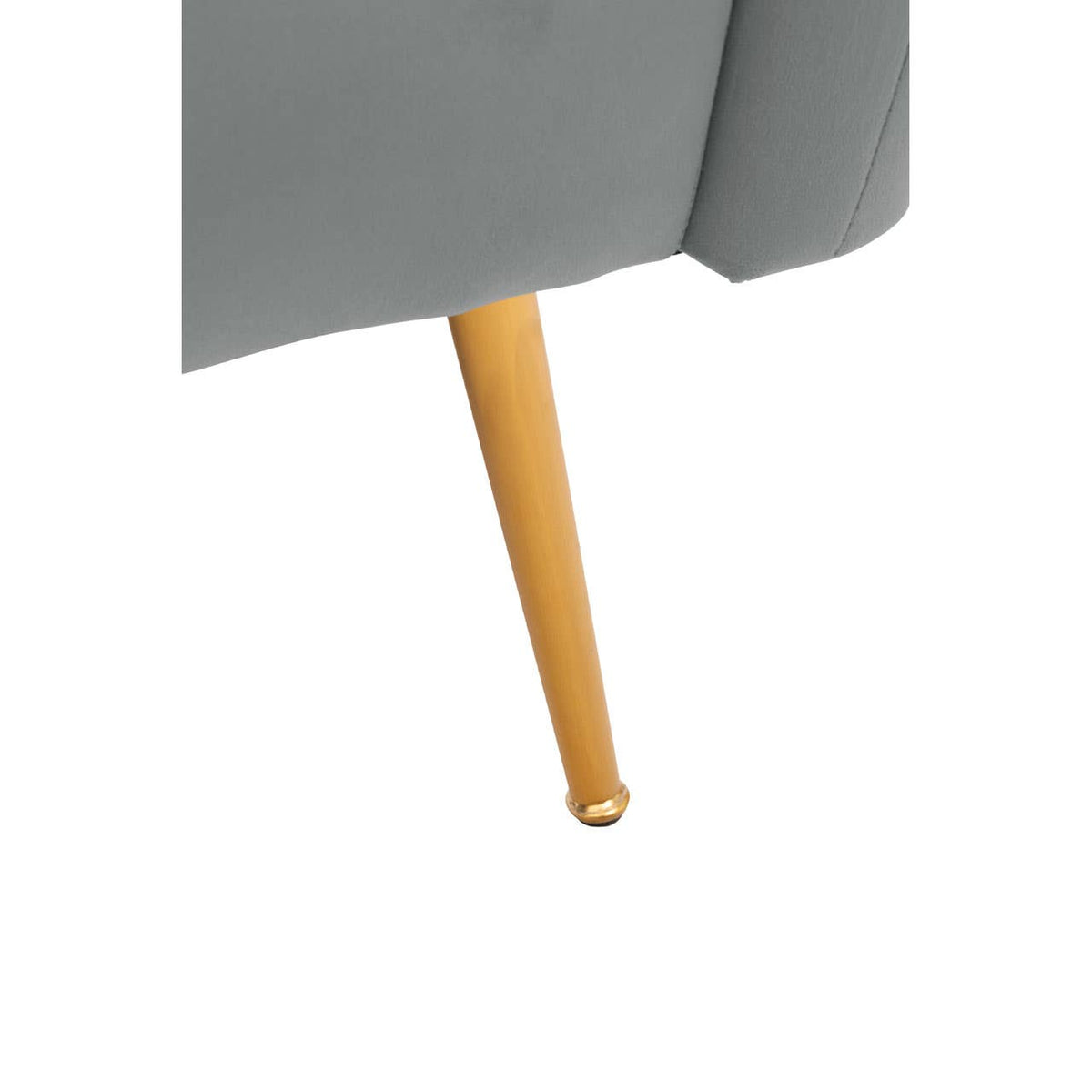 Larissa Grey Velvet Chair.