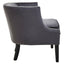 Larissa Grey Velvet Studded Chair.