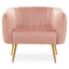 Larissa Pink Velvet Chair.