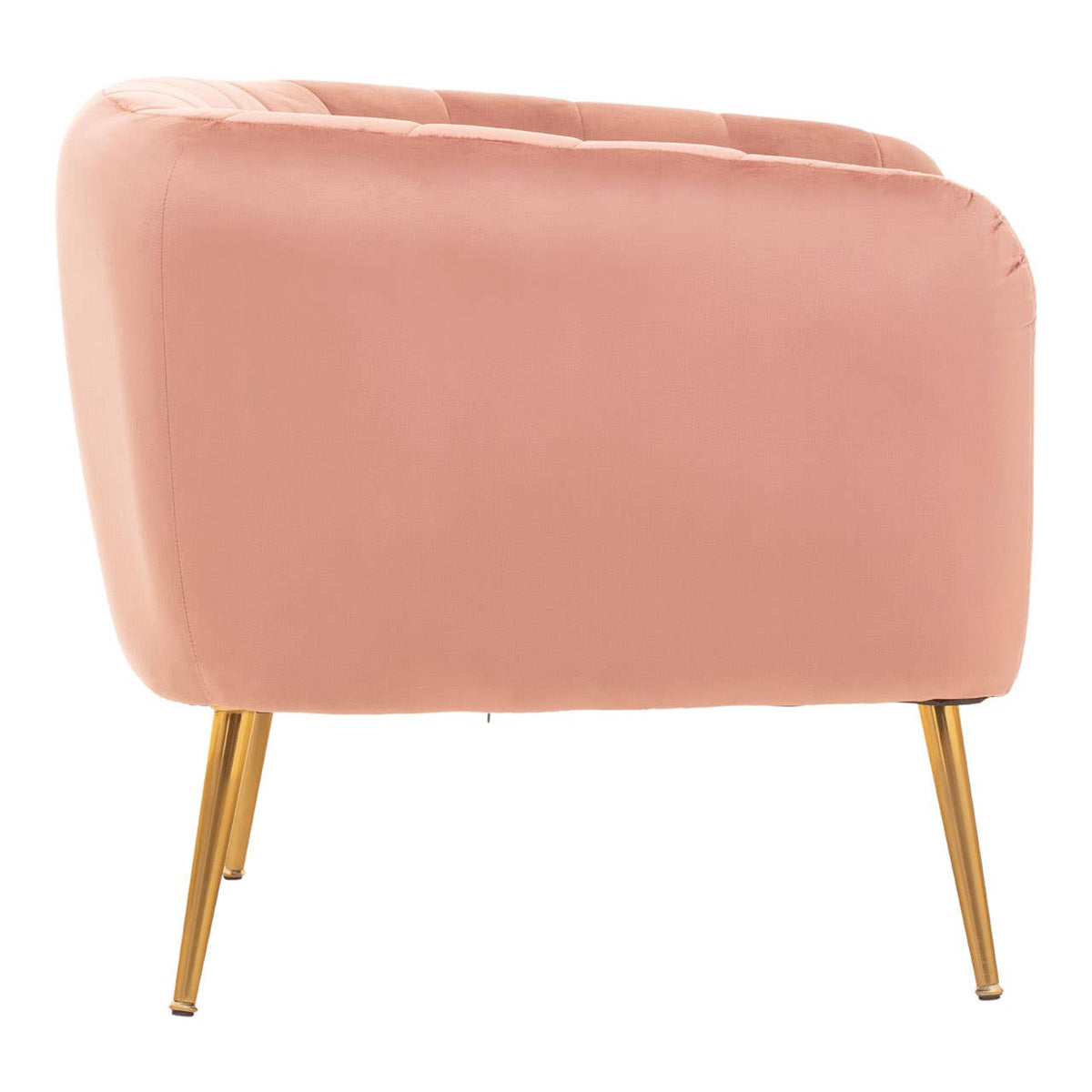 Larissa Pink Velvet Chair.