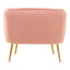 Larissa Pink Velvet Chair.