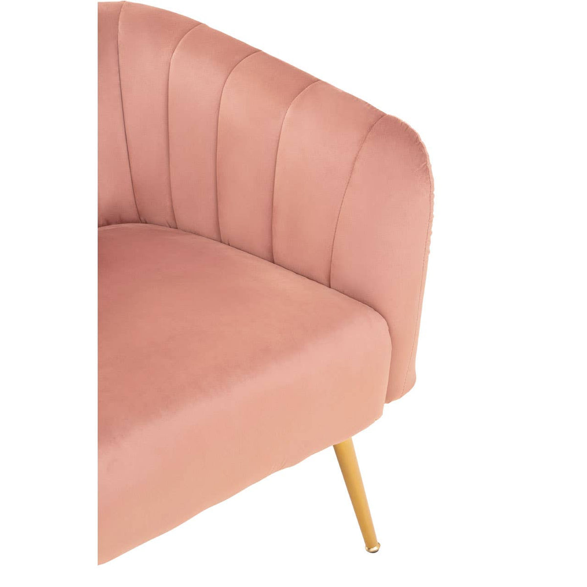 Larissa Pink Velvet Chair.