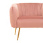 Larissa Pink Velvet Chair.