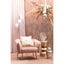 Larissa Pink Velvet Chair.