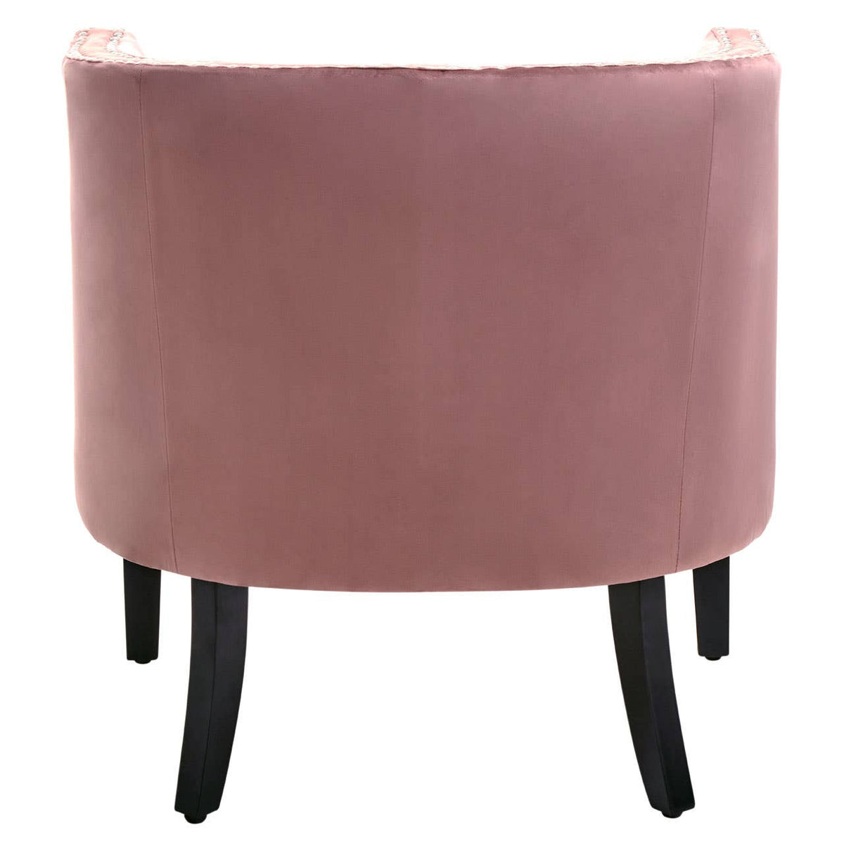 Larissa Pink Velvet Studded Chair.