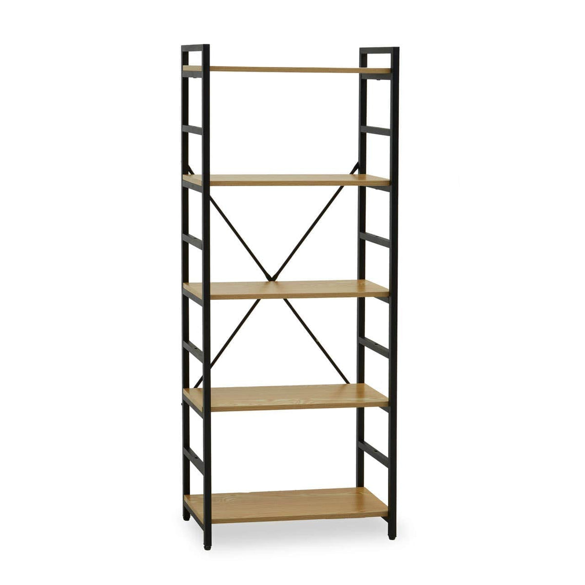 Laxton 5 Tier Light Yellow Shelf Unit.