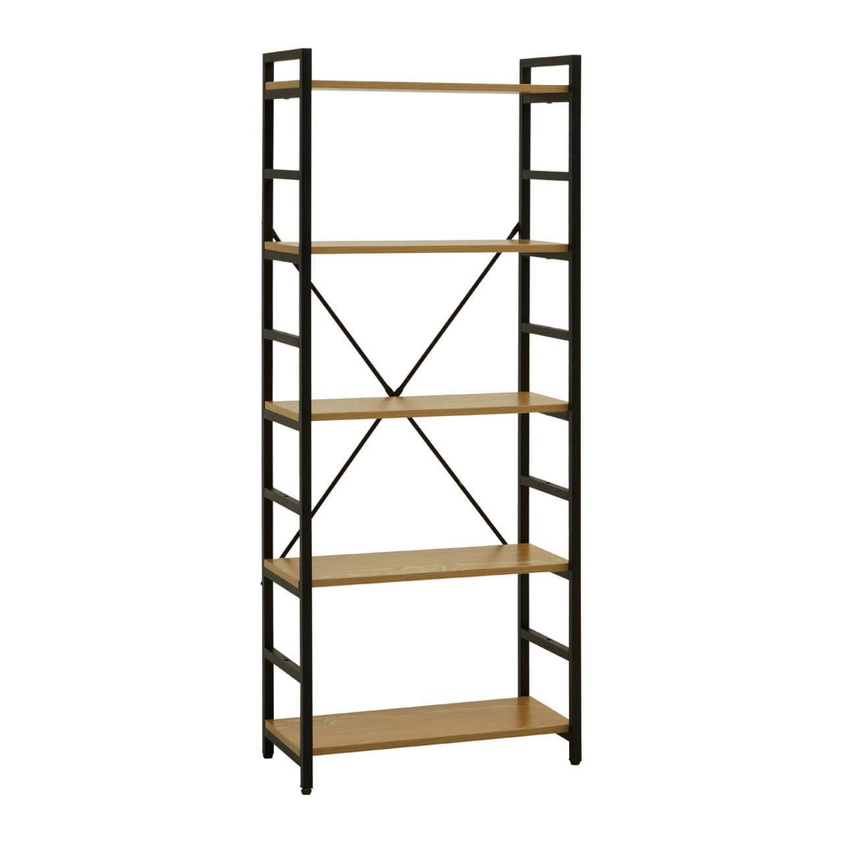 Laxton 5 Tier Light Yellow Shelf Unit.