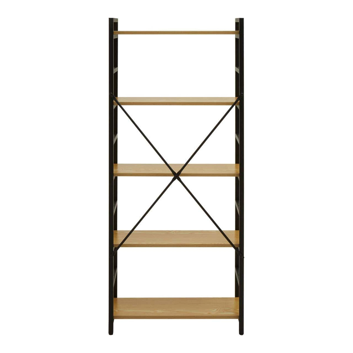 Laxton 5 Tier Light Yellow Shelf Unit.