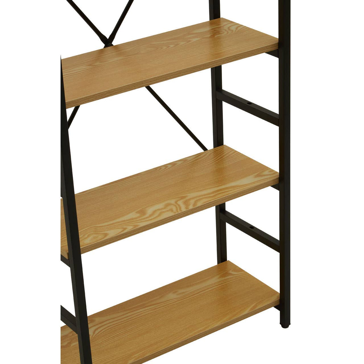 Laxton 5 Tier Light Yellow Shelf Unit.