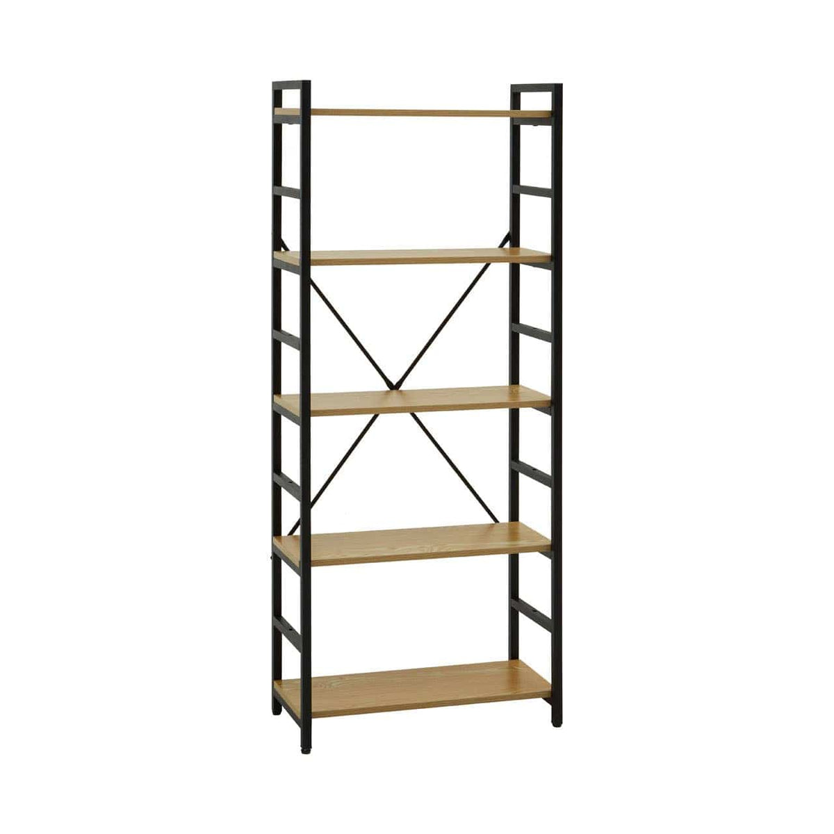 Laxton 5 Tier Light Yellow Shelf Unit.