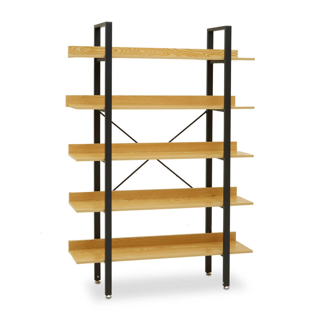 Laxton 5 Tier Light Yellow Shelf Unit.