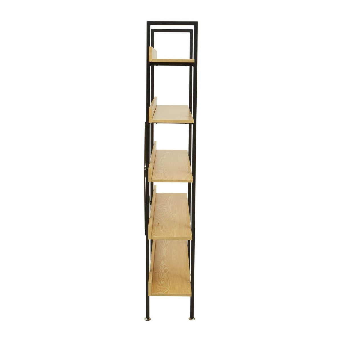 Laxton 5 Tier Light Yellow Shelf Unit.